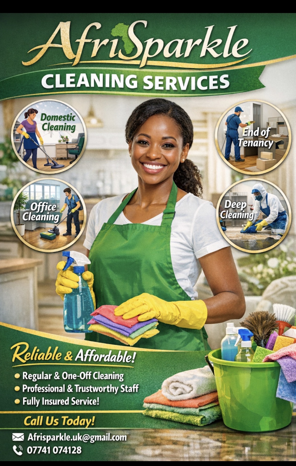 Afrisparkle cleaning and grocery services, photo 1
